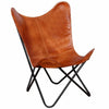 Brauner Butterfly Chair Echo (Echtleder)