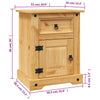 Garderobe mexikanische Kiefer Forno Corona Bereich 53x39x66cm