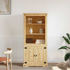 Geschirrschrank Mexiko Kiefer Corona-Serie Adalyn 80x40x170cm
