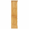 Geschirrschrank Mexiko Kiefer Corona-Serie Adalyn 80x40x170cm