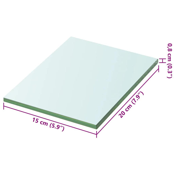 Klares Regalpaneel Arlena 20x15cm