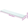 Klares Regalpaneel Arlena 70x15cm