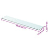 Klares Regalpaneel Arlena 90x15cm
