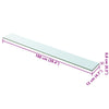Klares Regalbrett Arlena 100x12cm