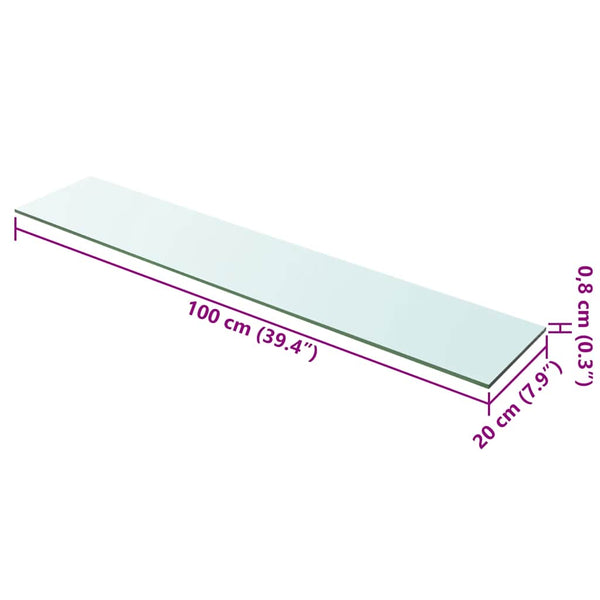 Kirkas hyllypaneeli Arlena 100x20cm