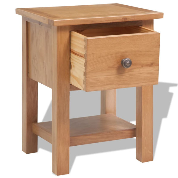 Nachttisch Leucuta 36x30x47cm (massive Eiche)