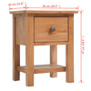 Nachttisch Leucuta 36x30x47cm (massive Eiche)