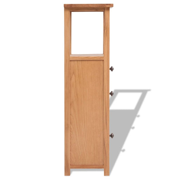 Eckschrank Despot 26x26x94cm (massive Eiche)