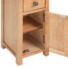 Eckschrank Despot 26x26x94cm (massive Eiche)