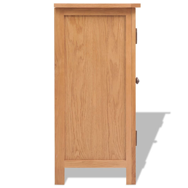 Kommode Jerrel 70x35x75cm (vollmassive Eiche)