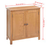 Kommode Jerrel 70x35x75cm (vollmassive Eiche)