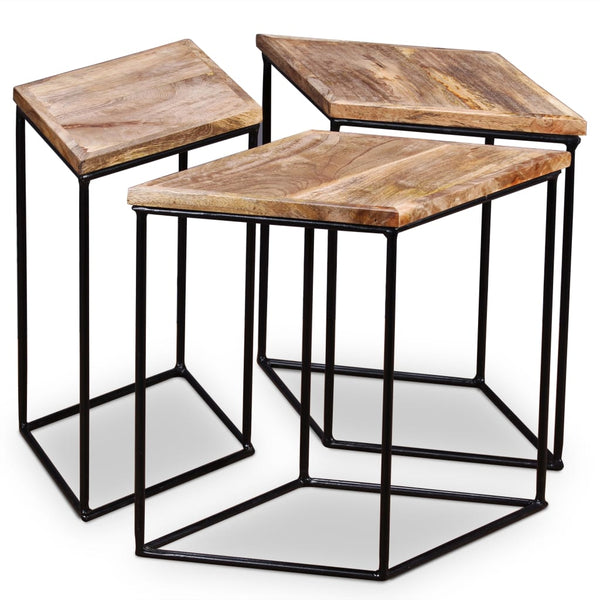 Couchtisch Dewayne 56x48x40cm (Mangoholz)