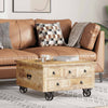 Couchtisch Leora 70x70x40cm (Mango Naturholz)