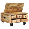 Couchtisch Leora 70x70x40cm (Mango Naturholz)