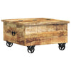 Couchtisch Leora 70x70x40cm (Mango Naturholz)
