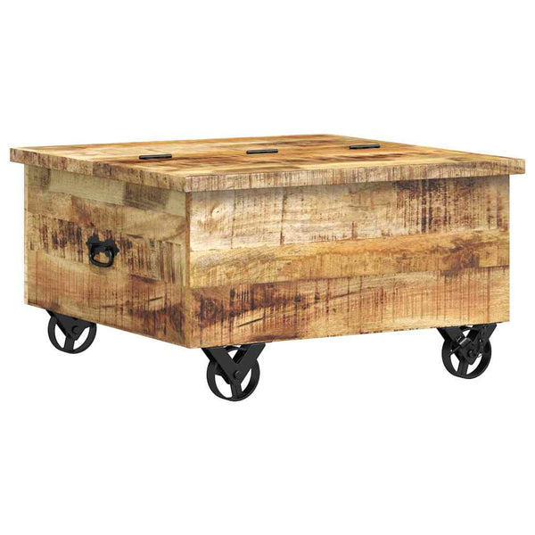 Couchtisch Leora 70x70x40cm (Mango Naturholz)