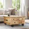 Couchtisch Leora 70x70x40cm (Mango Naturholz)
