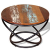 Couchtisch aus recyceltem Massivholz Oroviceanu 60x60x40cm