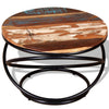 Couchtisch aus recyceltem Massivholz Oroviceanu 60x60x40cm