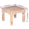 Couchtisch Akazienholz Dorsey 60x60x45cm