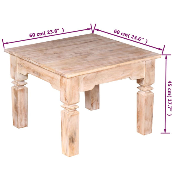 Couchtisch Akazienholz Dorsey 60x60x45cm