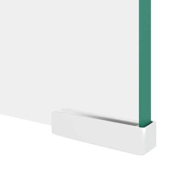 TV-taso/Näyttöteline Kirkas lasi 110x30x13 cm