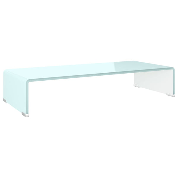 Grünes TV-Möbel/Bildschirmständer Antiana 70x30x13cm (Glas)