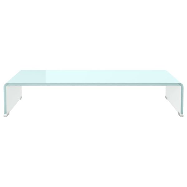 Grünes TV-Möbel/Bildschirmständer Antiana 70x30x13cm (Glas)
