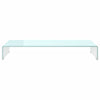 Grüner TV-Ständer/Bildschirmständer Antiana 90x30x13cm (Glas)