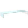 Grüner TV-Ständer/Bildschirmhalter Antiana 100x30x13cm (Glas)