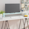 Grüner TV-Ständer/Bildschirmhalter Antiana 100x30x13cm (Glas)