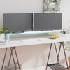 Grünes TV-Möbel/Bildschirmständer Antiana 110x30x13cm (Glas)