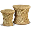 Hocker Bodale (2 Stk. Bambus und Jute)