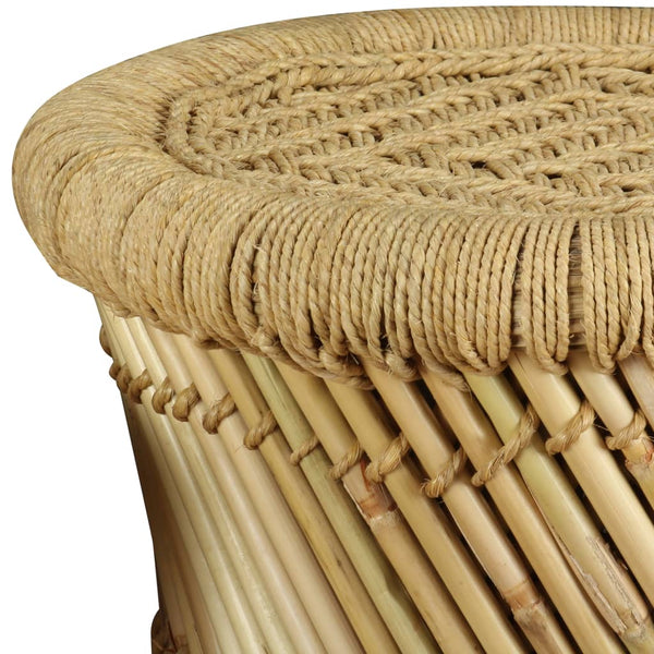 Hocker Bodale (2 Stk. Bambus und Jute)