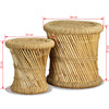 Hocker Bodale (2 Stk. Bambus und Jute)