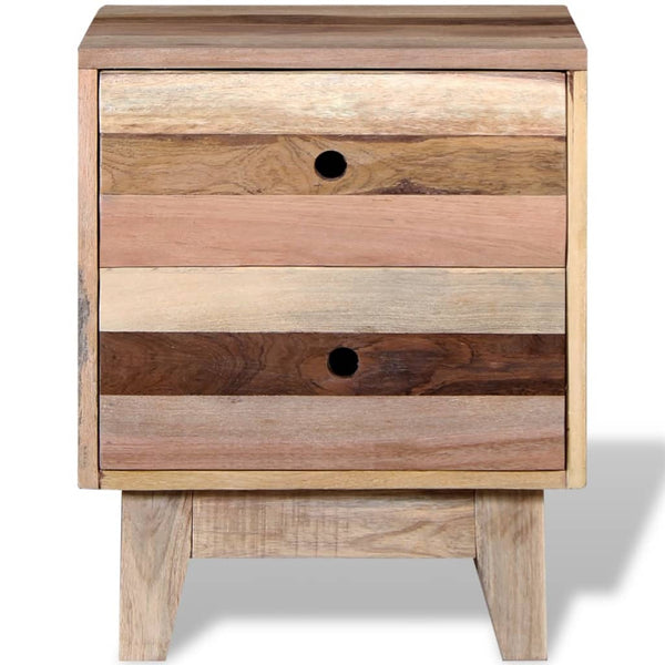 Nachttisch Pearlene (recyceltes Massivholz)