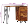 Schreibtisch Bonea (1 Schublade und 1 Schrank Sesamolz)