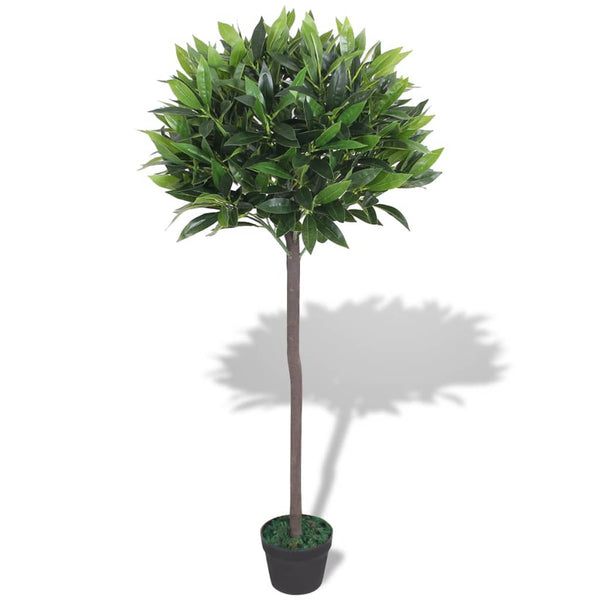 Grüne Kunstpflanze in Topf Lorbeerbaum Florans 125cm