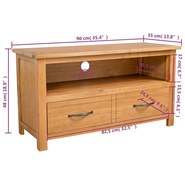 Tv-taso Giait 90x35x48cm (täystammi)