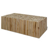 Couchtisch aus echtem Teakholz Mirando 90x50x30cm