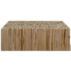 Couchtisch aus echtem Teakholz Mirando 90x50x30cm