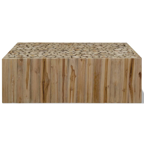 Couchtisch aus echtem Teakholz Mirando 90x50x30cm