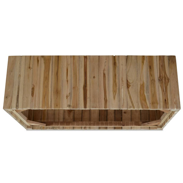 Couchtisch aus echtem Teakholz Mirando 90x50x30cm