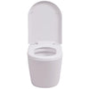 Weißes WC mit integriertem Spülkasten Hrisanta (Keramik)