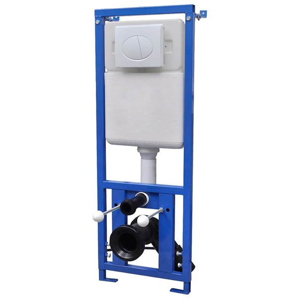 Weißes WC mit integriertem Spülkasten Hrisanta (Keramik)