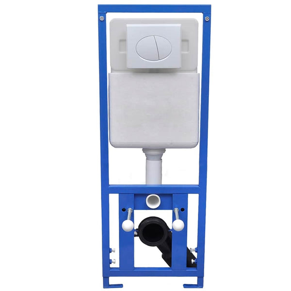 Weißes WC mit integriertem Spülkasten Hrisanta (Keramik)