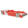 Rotes Kinderbett Rennauto Alisenia 90x200cm