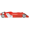 Rotes Kinderbett Rennauto Alisenia 90x200cm