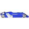Blaues Kinderbett Rennwagen Alisenia 90x200cm