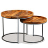 Beistelltisch-Set Avel (2er-Set Mangoholz)